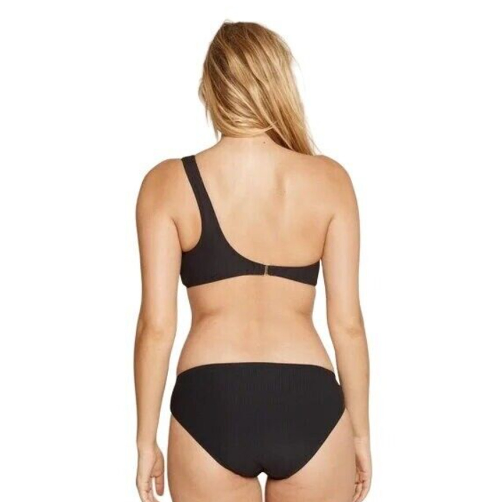 ANDIE SWIM The Wynwood Bikini Top Size XXL US 18 Black One Shoulder NWT - Picture 3 of 10